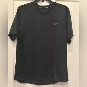 Nike Running Dri-Fit Shirt Size Large Black